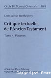 Critique textuelle de l'Ancien Testament 4