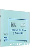 Palabra de Dios y exégesis