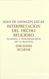 Interpretación del hecho religioso