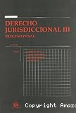 Derecho jurisdiccional III