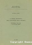 Il sistema preventivo nella educazione della gioventù