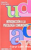 Introducción a la psicología comunitaria