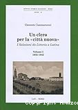 Un clero per la 'città nuova'