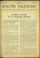 Boletín Salesiano. Mayo 1933 - URL