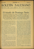 Boletín Salesiano. Septiembre 1933 - URL