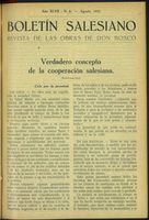 Boletín Salesiano. Agosto 1932 - URL