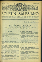 Boletín Salesiano. Julio 1930 - URL