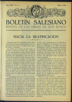 Boletín Salesiano. Mayo 1929 - URL