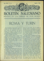 Boletín Salesiano. Agosto 1929 - URL