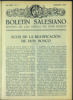 Boletín Salesiano. Septiembre 1929 - URL