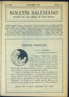 Boletín Salesiano. Diciembre 1928 - URL