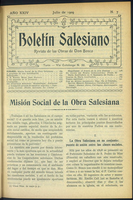 Boletín Salesiano. Julio 1909 - URL