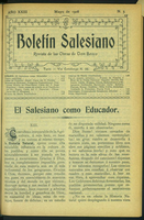 Boletín Salesiano. Mayo 1908 - URL