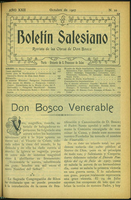 Boletín Salesiano. Octubre 1907 - URL